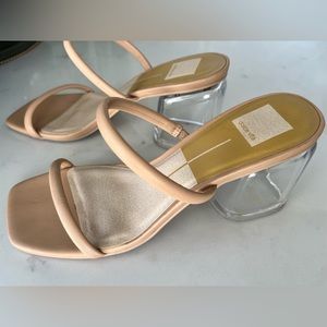 Dolce Vita Lucite Nude Heels
